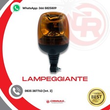 Lampeggiante COBO con Innesto a Tubolare 12/24v H1 Per Trattori Lampada Rotante