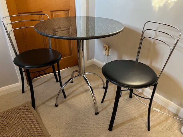 Indoor Bistro Set John Lewis Marble table top and