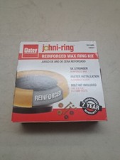 Oatey Johni Ring 31182L Reinforced Wax Ring Kit W/Hardware Fits3" 4" Waste Lines
