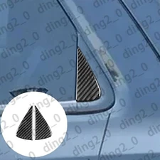 Real Carbon Fiber Rear Window C-pillar Corner Cover Trim For Dodge Durango 11-24