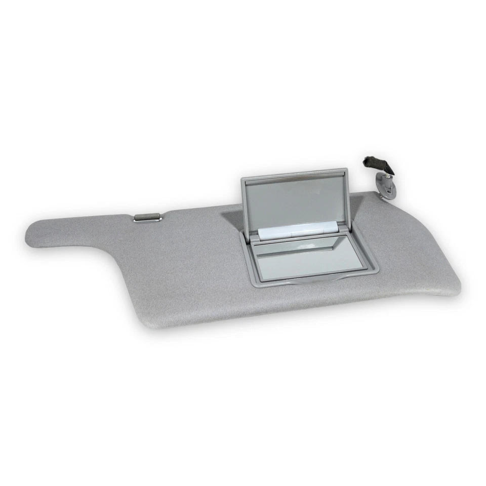 Mazda MPV 2000-2003 pasajero lado derecho parasol gris vinilo iluminado Foto 3 de 4