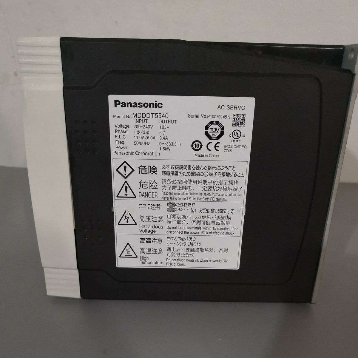 For Panasonic MDDDT5540 Used AC servo driver Free Shipping For Panasonic MDDDT5540 Used AC servo driver Free Shipping