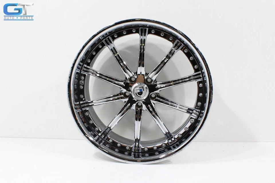 2009 - 2015 BMW 750 F01 F02 REAR WHEEL RIM 22" 10Jx22 & CENTER CAP & TPMS - Image 2 of 4