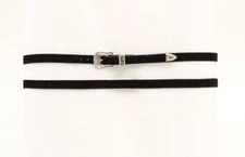 M&F Western Mens Hatband 3/8" Suede Hatband BLACK *Fast SHIPPING*