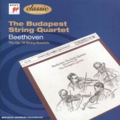 CD: BEETHOVEN The Opus 18 String Quartets STILL SEALED Budapest String Quartet