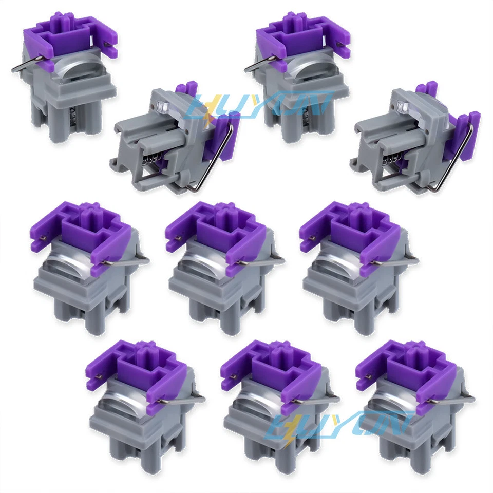 10pcs Purple Clicky Optical Switches Hot Swap Switch for Razer Huntsman Keyboard - Image 2 of 4