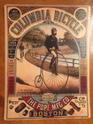 Tin Sign Vintage Columbia Bicycle