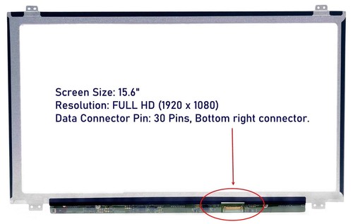Lenovo IDEAPAD 310-15ISK 15.6" REPLACEMENT FHD Laptop LED SCREEN PANEL - Picture 2 of 5