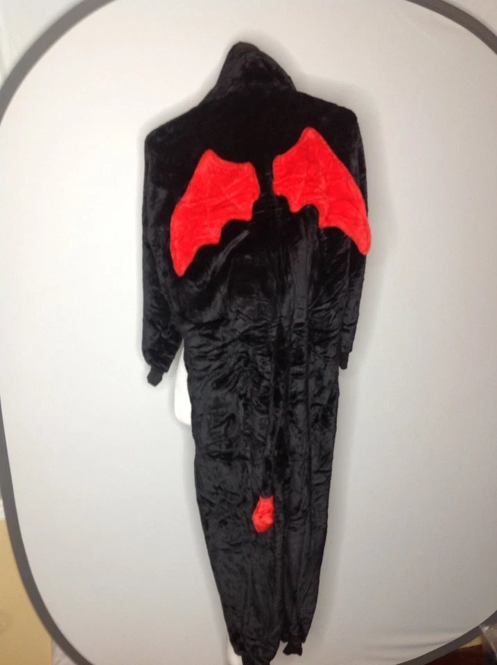 ACOGNA дьявол детский костюм девочка цельный пижамы флис Хэллоуин косплей Sz. 12 - Изображение 4 из 4