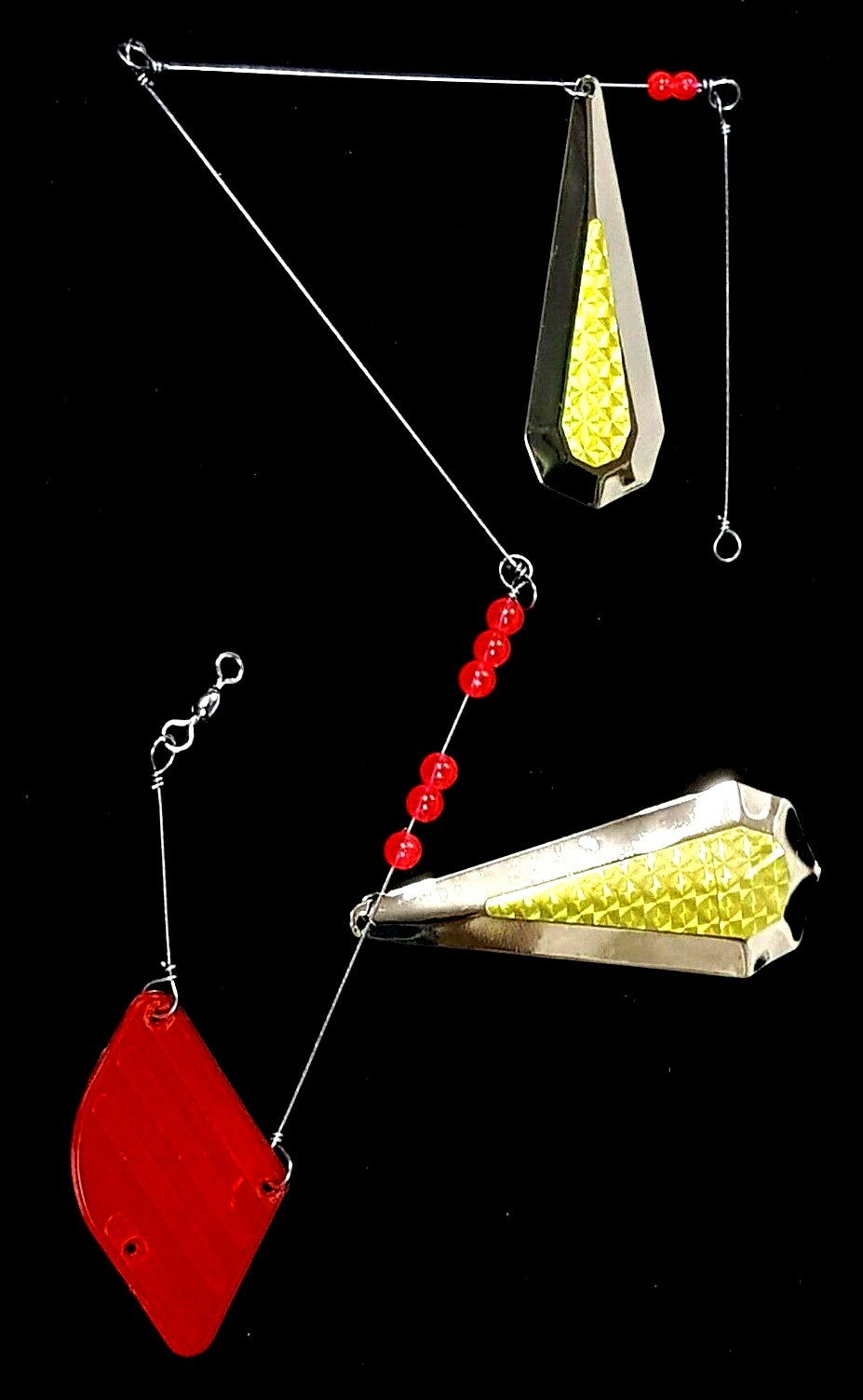 FISHING TEASERS X 5 FORD FENDERS TROLLING ATTRACTORS ,TROUT , COD