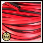 <!--F#f_0-->Red Pinchweld rubber trim edge door side bubble seal lip - sold per metre<!--F/-->