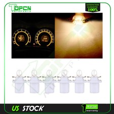 6pcs Warm White Halogen Bulbs B8.5d Cluster Gauge Speedo Dash Indicator Lights 6pcs Warm White Halogen Bulbs B8.5d Cluster Gauge Speedo Dash Indicator Lights