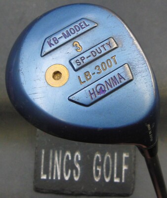 Vintage Honma KB-Modell LB-300T 3 Holz Steif Graphitschaft Hiro Honma Griff