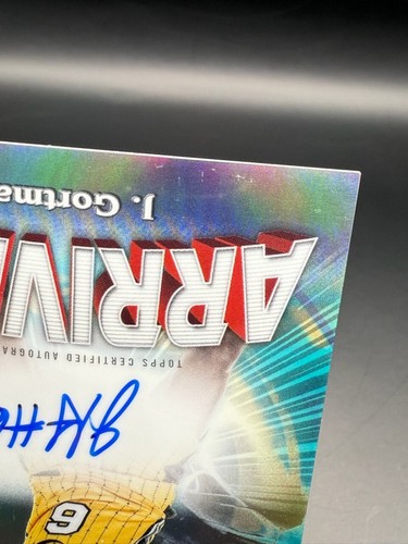 2022-23 Topps Finest OTE - Jazian Gortman /99 Arrivals Refractor Auto #FAA-JG - Picture 7 of 8