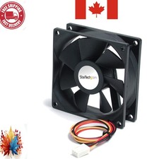 60x20mm TX3 3-Pin Computer Case Fan - Dual Ball Bearing Black Cooling Solution