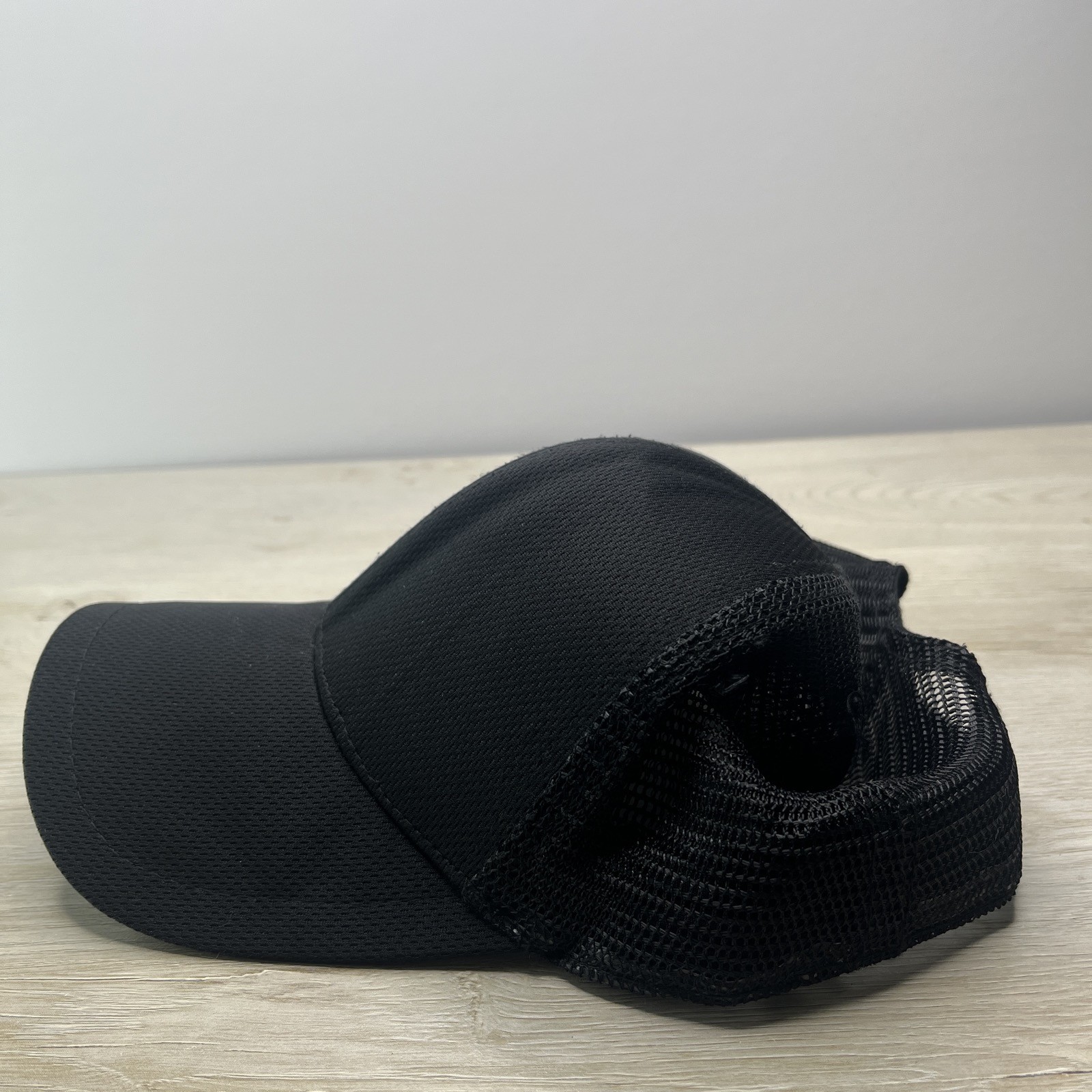 Plain Black Baseball Hat Black Adjustable Hat Adu… - image 6