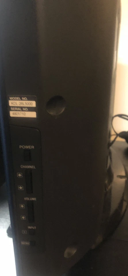 Sony Bravia 26" LCD GAMER TV 720P HDMI Input With Stand KDL-26L5000 No Remote - Image 4 of 4