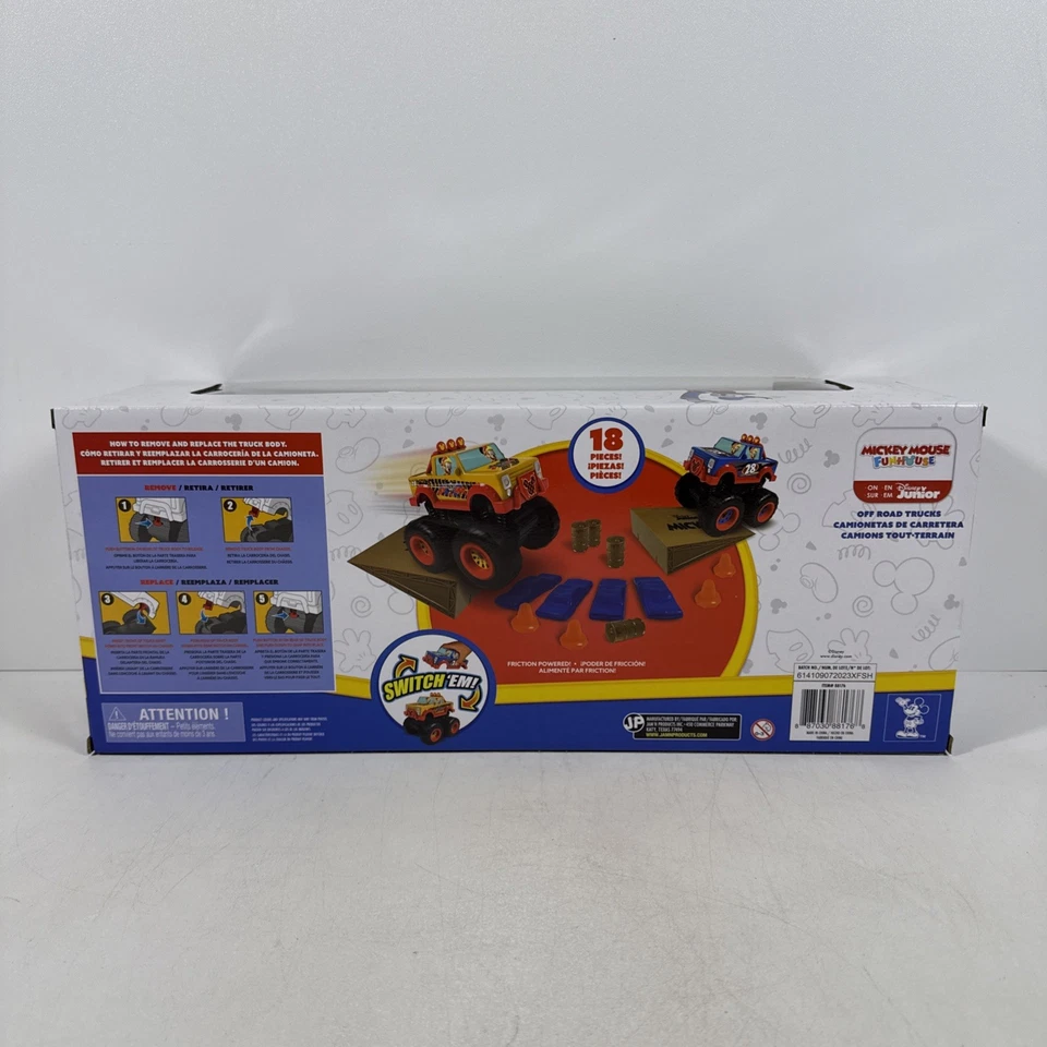Disney Junior Mickey 18 Pc Off-Road Monster Truck Playset - Image 4 of 4