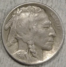 1914-S Buffalo Nickel, Extremely Fine, Discounted Better Date   1118-16