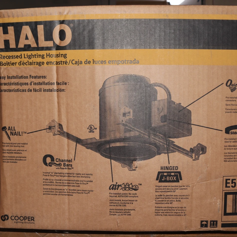 Carcasa empotrada Halo IC Air-Tite 120V 5" E5ICAT Foto 3 de 4