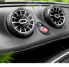 4x Lüfterdüsen Lüftung in Turbinenoptik in Siber Smart 453 ForTwo
