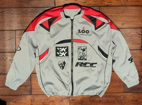 Kenshin Kollection Berserker Racing Jacke Grey Red Streetwear Anime Rare - XL - product listing photo