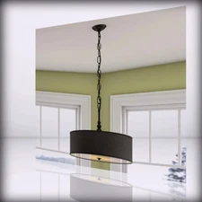 Kenroy Home 91640ORB Margot 3 Light Pendant Oil Rubbed Bronze