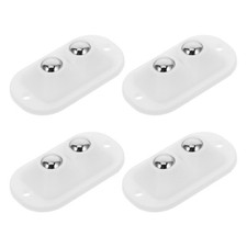  4 Pcs Roulettes Pivotantes Roues Pour Meubles Adhésives De Chaise