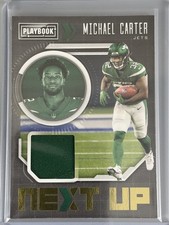 2021 Panini Playbook - Next Up Michael Carter #NXT-MCA Jerseys (MEM, RC)
