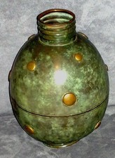 VASO FUTURISTA in bronzo con Rivetti