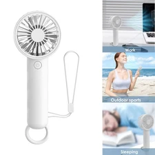 Mini Desk Fans Air Hand Held Fans USB Rechargeable Portable Fans Cooler Cooling