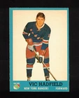 1962-63 VIC HADFIELD #60 ROOKIE EX-MT Topps * NY Rangers Star KEY Hockey Card RC