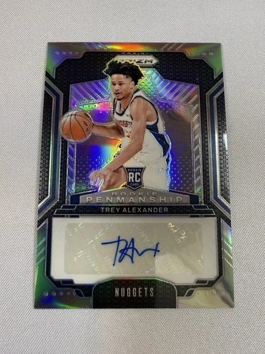2024-25 Panini Prizm - Rookie Penmanship Trey Alexander #RPE-TAX Silver Prizm