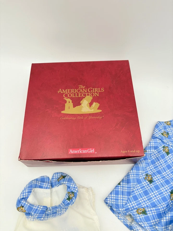 American Girl Kit Kittredge 学校服装 套衫 衬衫 皮带 紧身鞋 梳子 — 第 2/4 张图片