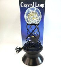 12.5 Inch Tall Crystal Lamp, Glass Ball with Base  Color Changing Night Light
