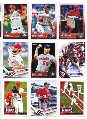 Nationals Juan Soto, Bryce Harper, Trea Turner, Strasburg Rookie 150 Card Lot #B - Picture 5 of 17