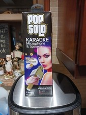 POP SOLO Karaoke Microphone  Speaker GEM Edition- Gold