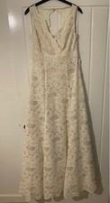 IVORY Ladies Prom Dress Wedding ~ This is pretty ~ New sophie gray BHS size 10
