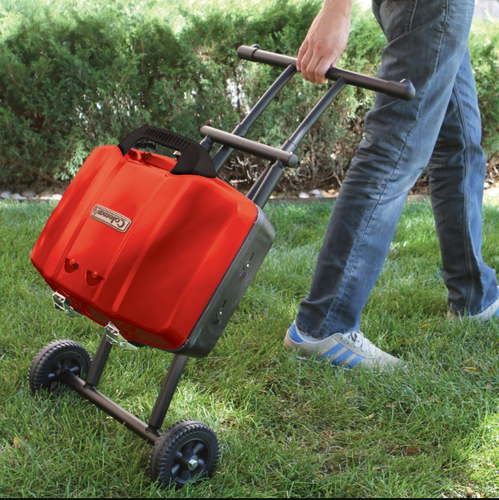 Portable Propane Grill 11000 BTUs Wheeled Collapsible 1-Burner Outdoor Cooking - 第 1/8 張圖片