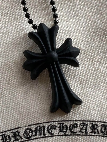CHROME HEARTS 20th Anniversary Novelty Necklace black free shipping RARE - Picture 2 of 4