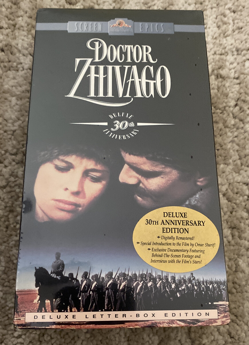 Doctor Zhivago Sealed VHS, 2Tape Set, 30th Anniversary Edition New