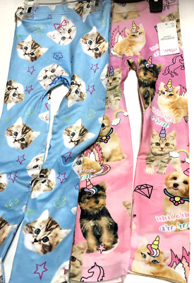 Capelli NY Kids Girls,  Cat & Dog Pattern Leggings Assorted size & Colors