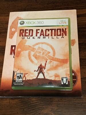 Red Faction: Guerrilla  Rare Promo Handbook 125 Pages And 360 Game CIB Pics 