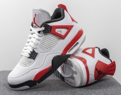 Sz 10.5 - Brand New Air Jordan 4 Retro 'Red Cement' DH6927-161 | eBay