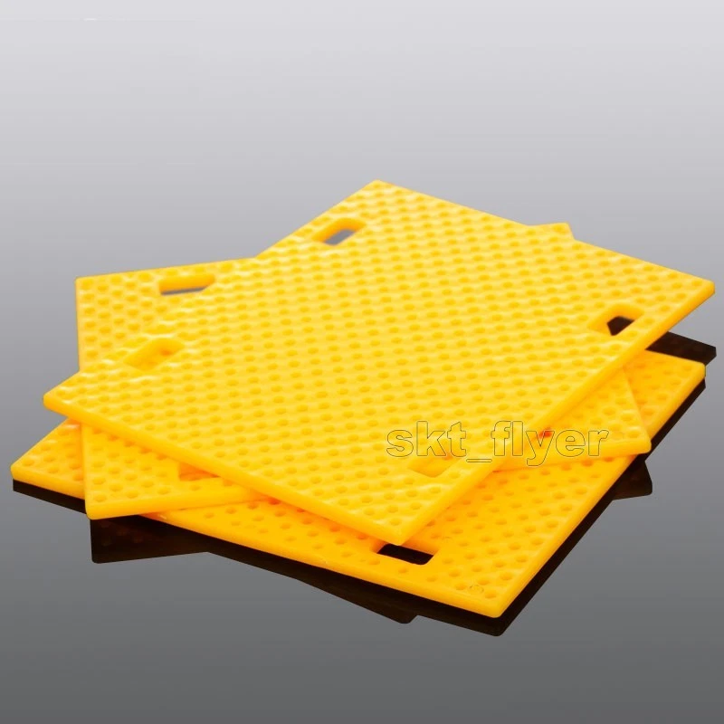 2pcs Car Chassis Perforated Plastic Panel Car Frame DIY For Robotic Toy Model - Image 3 of 4