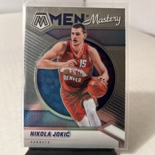 nikola jokic 2020-21 mosaic men of mastery #12 superstar insert