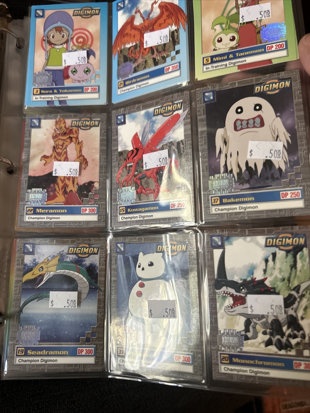 Digimon 1999 Bandai Cards Lot Of 150 Cards With 50 + Holos And 5 Posters - Picture 8 of 19