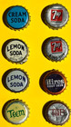 16 Vintage Soda Pop Cork Bottle Caps Pepsi 7UP Coke Nesbitt's Crush Teem Hires — photo 5