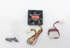 Evercool EC4010M12CA 40mm x 10mm 12V DC 3-pin Ball Bearing PC Fan,4pin Molex