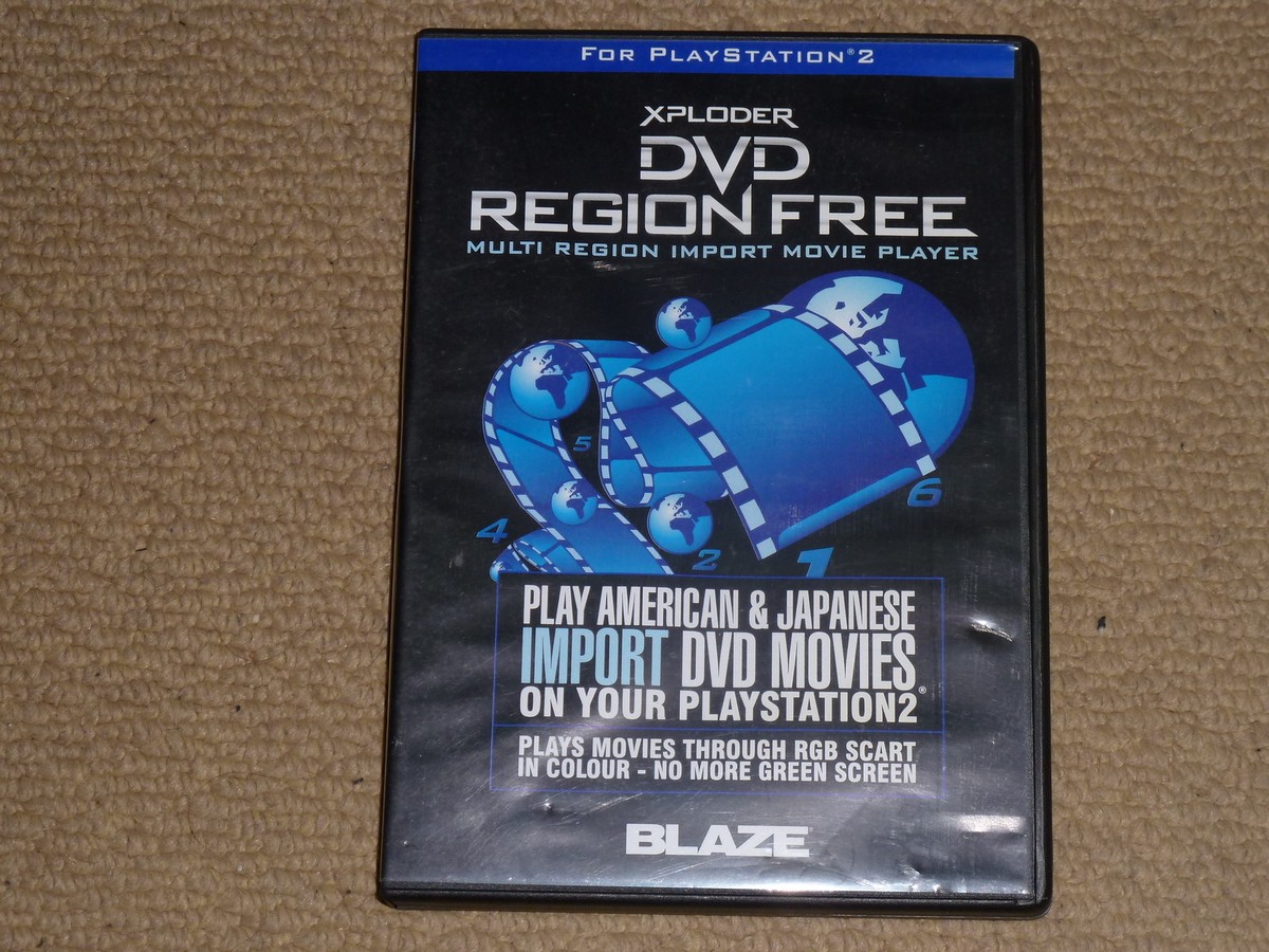 SONY PLAYSTATION 2 PS2 XPLODER DVD REGION FREE Multi Import Movie